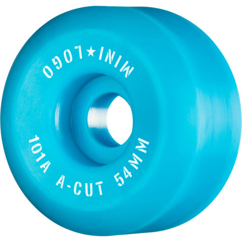 Mini Logo Skateboards A-Cut Blue Skateboard Wheels - 54mm 101a