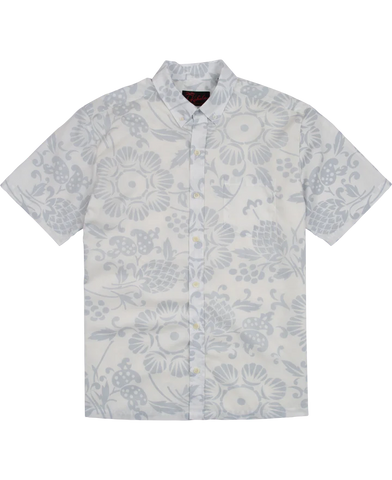 Kahala Duke's Pareo Shirt Limited Edition White