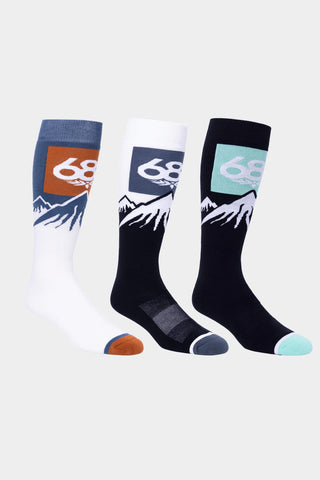 686 Peaks socks 3-pack