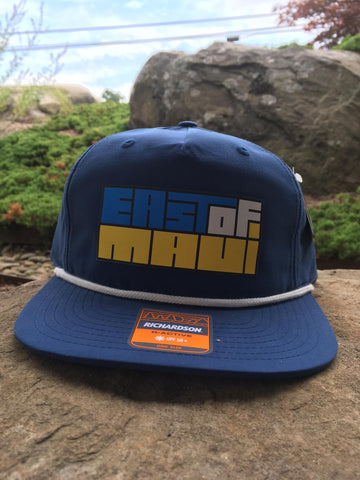 East of Maui URope Logo Hat Blue